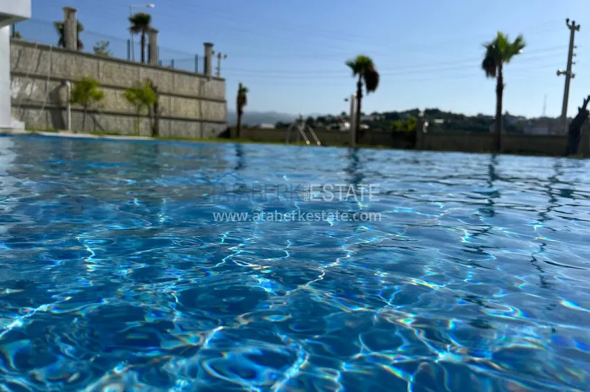 Аренда квартиры 1+1 в районе Авсаллар в шикарном жилом комплексе  6 