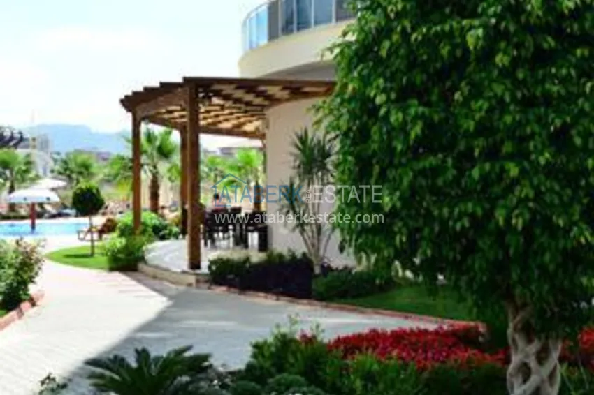 Квартира 1+1 с мебелью и видом на море в районе Джикджилли, Алания 9