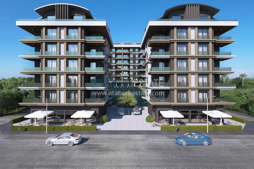 Новый проект жилого комплекса в верхней части района Оба – Чиплаклы, Алания 6 