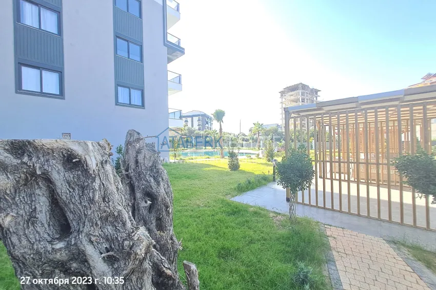 Квартира 1+1 с качественной чистовой отделкой и боковым видом на горы в новом комплексе – Алания, район Авсаллар  6 