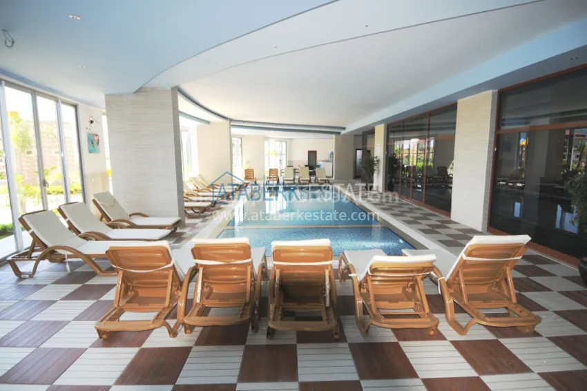 Квартира 1+1 с мебелью и видом на море в районе Джикджилли, Алания 12