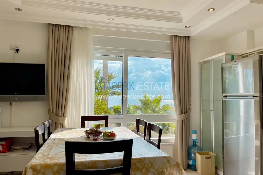 Приобрести Квартира 2+1 с мебелью и видом на море в районе пляжа Клеопатра – центр Алании. Недвижимость подходит для ВНЖ 8