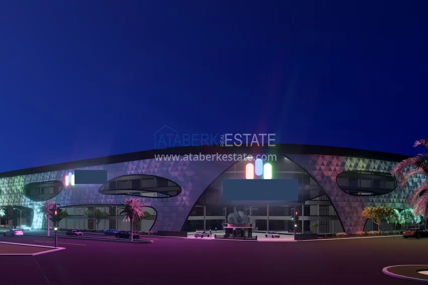 Строящийся коммерческий центр в Анталии, район Аксу 6