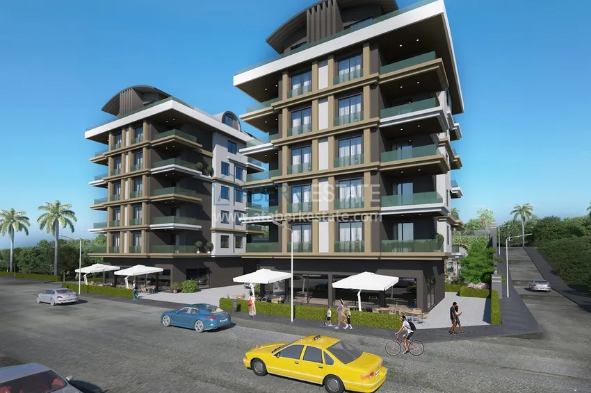 Новый проект жилого комплекса в верхней части района Оба – Чиплаклы, Алания 7 