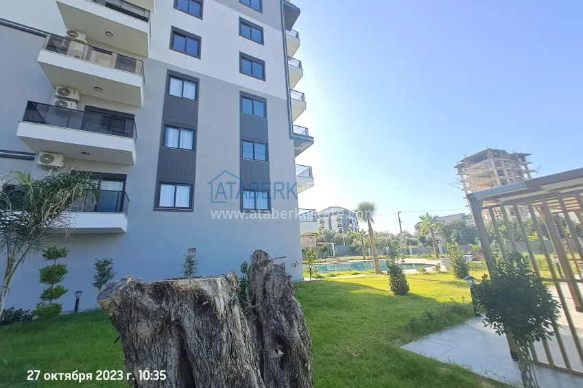 Квартира 1+1 с качественной чистовой отделкой и бытовой техникой в новом комплексе – Алания, район Авсаллар  7 