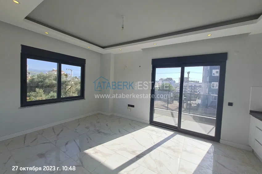 Приобрести Квартира 1+1 с качественной чистовой отделкой и боковым видом на горы в новом комплексе – Алания, район Авсаллар  7 