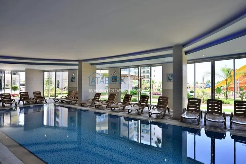 Квартира 1+1 с мебелью и видом на море в районе Джикджилли, Алания 13