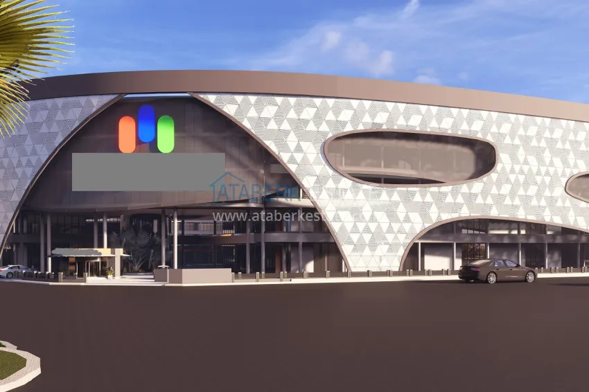 Строящийся коммерческий центр в Анталии, район Аксу 7