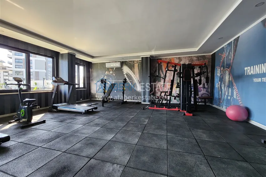 Пентхаус-дуплекс 2+1 меблированный с видом на горы и частично море, район Авсаллар – Алания 15 