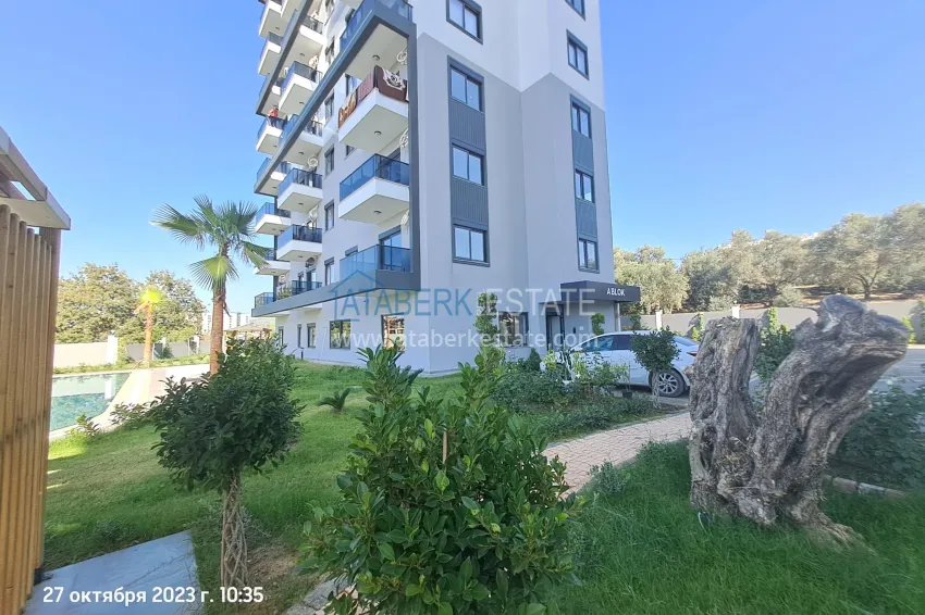 Квартира 1+1 с качественной чистовой отделкой и бытовой техникой в новом комплексе – Алания, район Авсаллар  8 