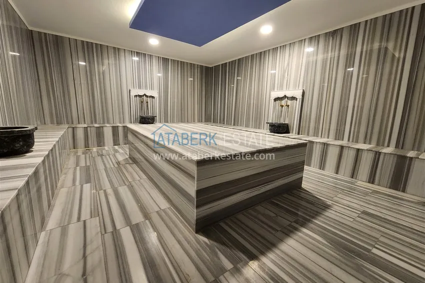 Пентхаус-дуплекс 2+1 меблированный с видом на горы и частично море, район Авсаллар – Алания 16 