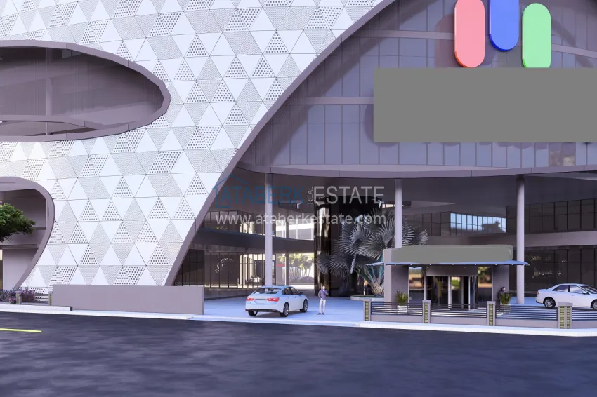 Строящийся коммерческий центр в Анталии, район Аксу 8