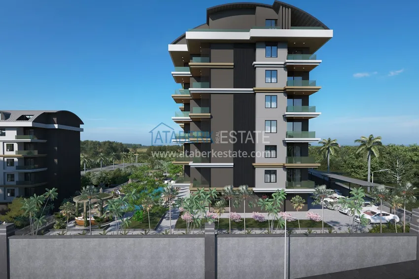 Новый проект жилого комплекса в верхней части района Оба – Чиплаклы, Алания 9 