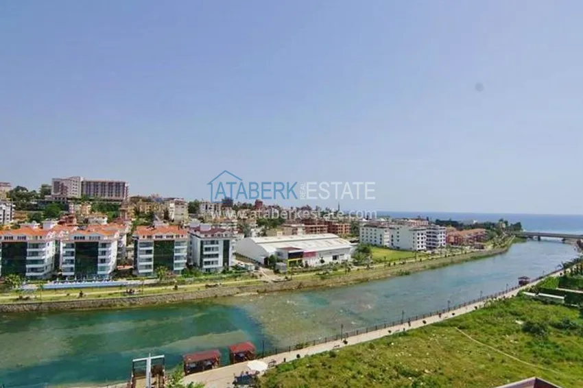 Меблированный дуплекс с бассейном на террасе в районе Тосмур, Алания 16 