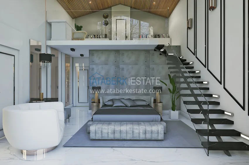 Приобрести Виллы от застройщика в Анталии, район Дошемеалты с возможностью получения гражданства 39 