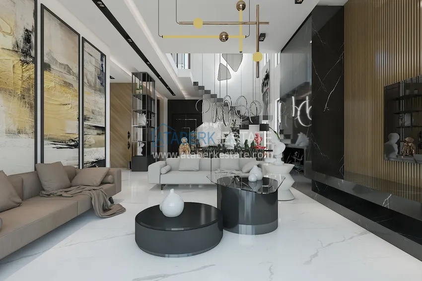 Приобрести Виллы от застройщика в Анталии, район Дошемеалты с возможностью получения гражданства 1 