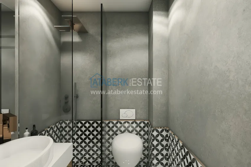 Приобрести Виллы от застройщика в Анталии, район Дошемеалты с возможностью получения гражданства 32 