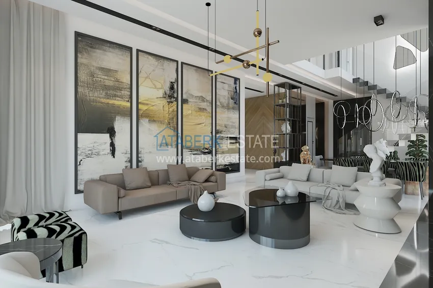 Приобрести Виллы от застройщика в Анталии, район Дошемеалты с возможностью получения гражданства 15 