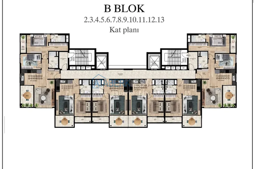 Купить дешево Квартира 1+1 от собственника в жилом комплексе с инфраструктурой отельного типа район Томюк – Мерсин 2 