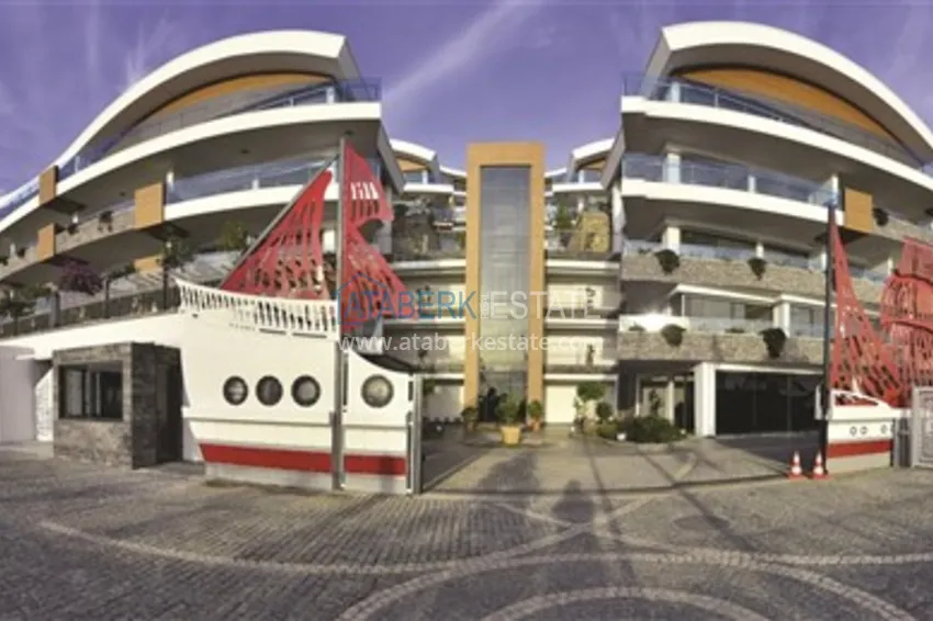 Квартира 1+1 «под ключ» 92 м2 с открытым видом на море в резиденции с концепцией отеля – Конаклы, Алания 14