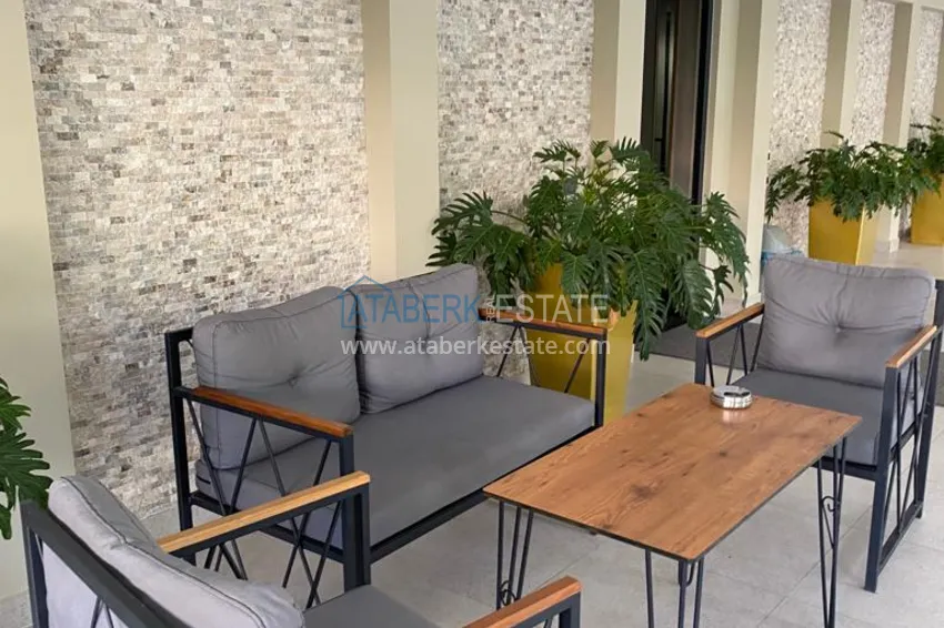 Квартира в центре Алании в новом жилом комплексе - район пляжа Клеопатра 16 