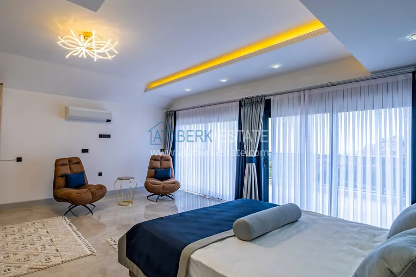 Приобрести Недвижимость под гражданство! Отдельно стоящая вилла сегмента люкс с потрясающим видом в районе Каргыджак 13