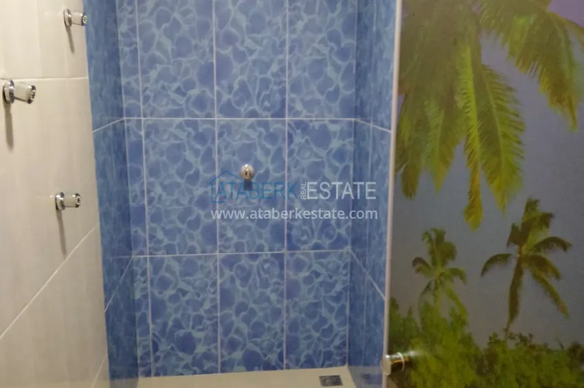 Меблированная двухкомнатная квартира в Авсалларе, вблизи пляжа Инджекум 15