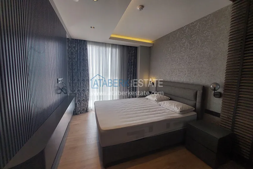 Приобрести Аренда двухуровневой виллы сегмента премиум с частным бассейном в районе Махмутлар 16