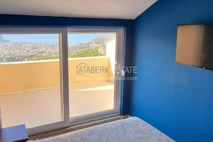 Приобрести Вилла в Алании – мебель, красивый вид на море, две спальни. Недвижимость под ВНЖ 18 