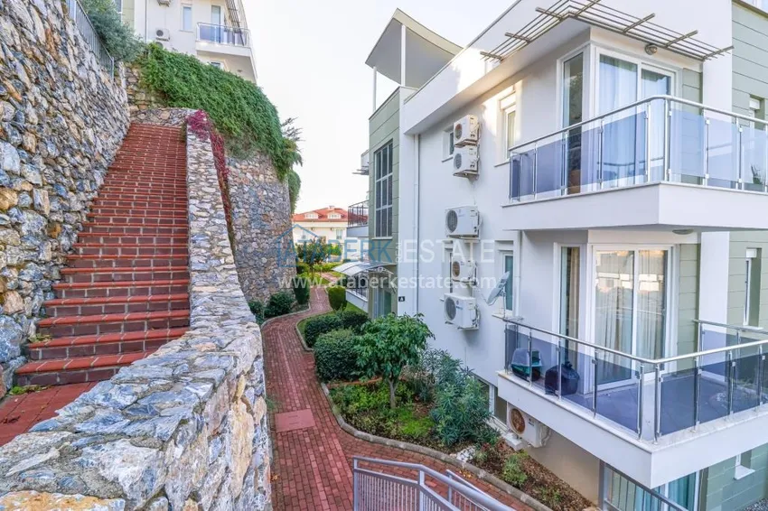 Квартира 2+1 с мебелью и выходом в сад - район Конаклы, Алания 16 