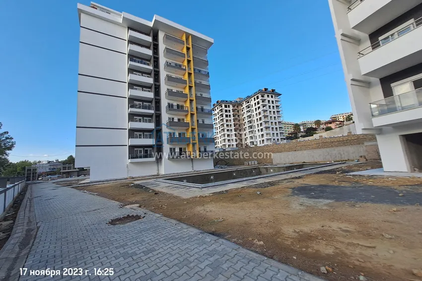 Двухкомнатная квартира с чистовой отделкой в новом комплексе – район Авсаллар 1