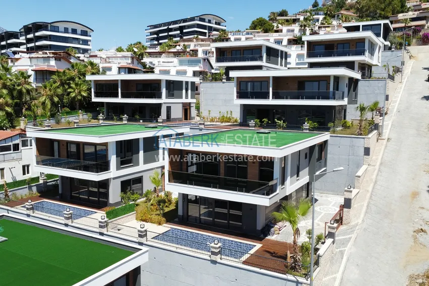 Комплекс элитных вилл - район Каргыджак, Алания. Недвижимость под гражданство 1 