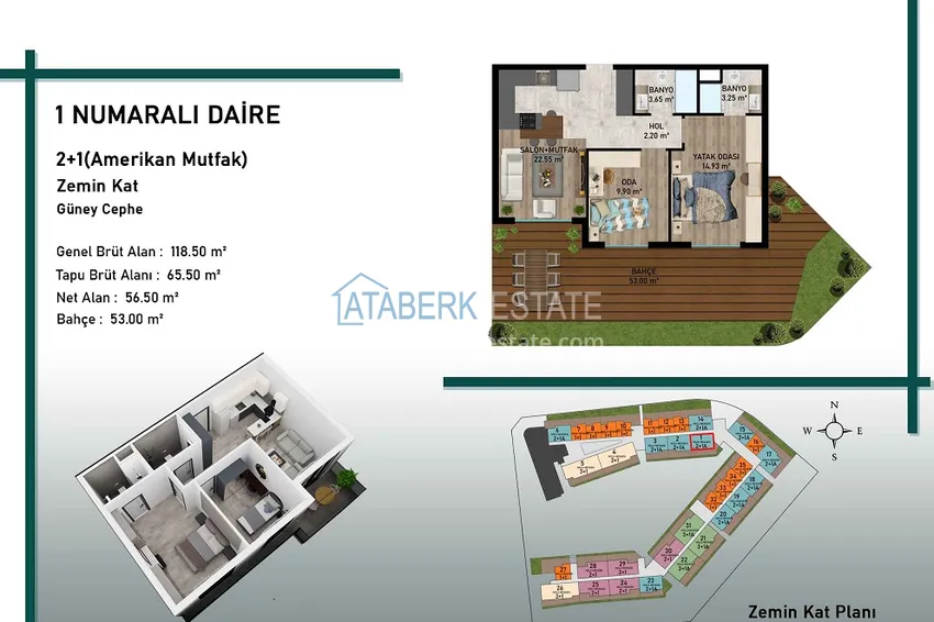 Купить дешево Новый проект комплекса сегмента премиум - единственный в своем роде главный «небоскреб» района Алтынташ, Анталия 2 