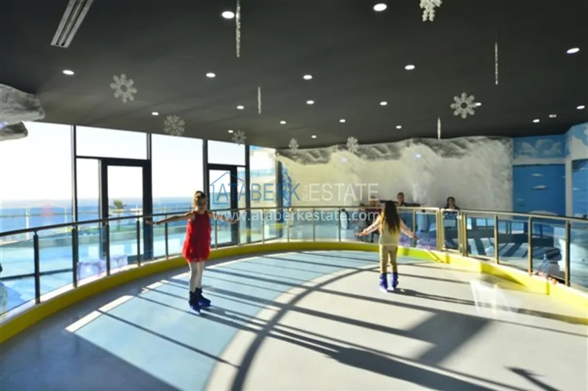 Квартира 1+1 «под ключ» 92 м2 с открытым видом на море в резиденции с концепцией отеля – Конаклы, Алания 24