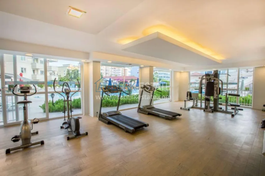 Квартира 2+1 в Алании район Тосмур, меблированная с застекленным балконом. Недвижимость под ВНЖ 26 