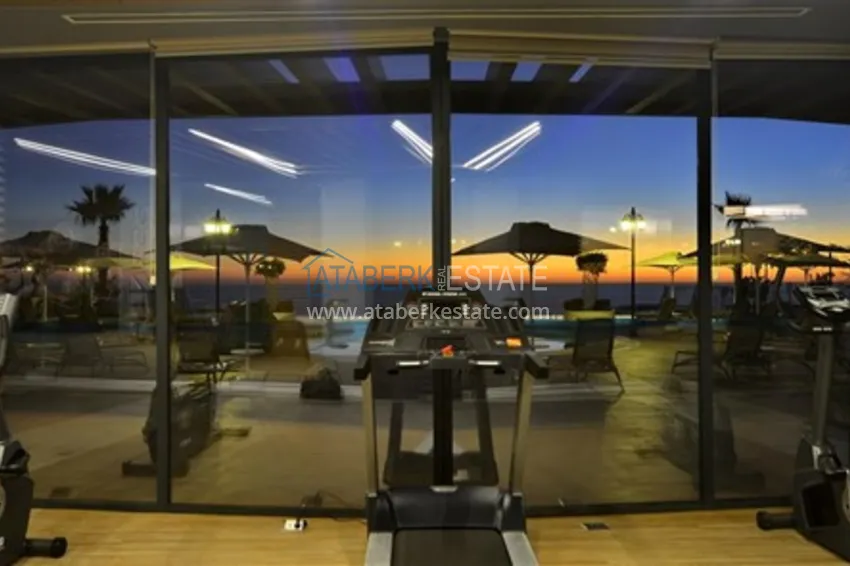 Квартира 1+1 «под ключ» 92 м2 с открытым видом на море в резиденции с концепцией отеля – Конаклы, Алания 29