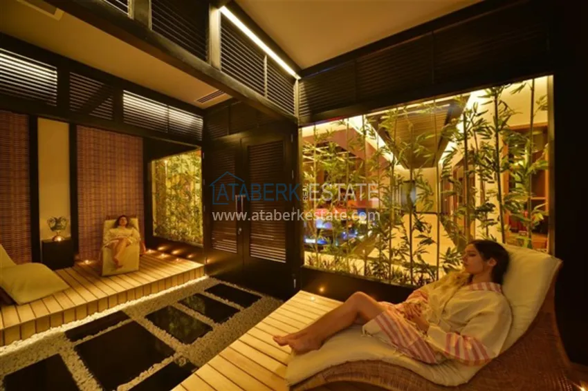 Квартира 1+1 «под ключ» 92 м2 с открытым видом на море в резиденции с концепцией отеля – Конаклы, Алания 32