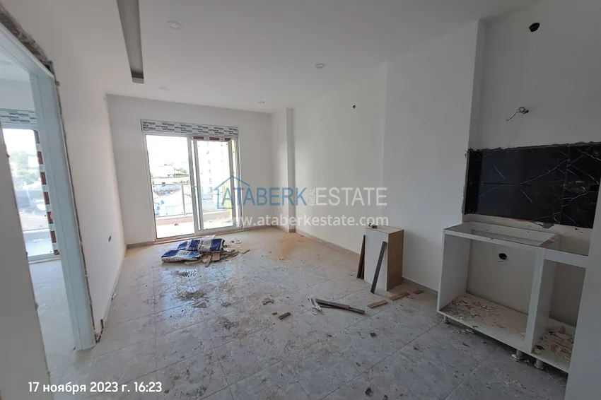 Приобрести Двухкомнатная квартира с чистовой отделкой в новом комплексе – район Авсаллар 2