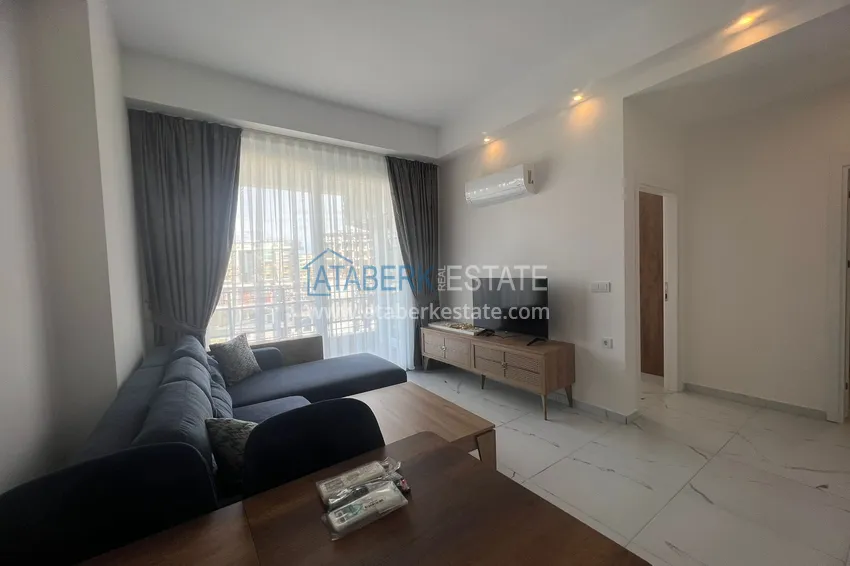 Приобрести Двухкомнатная квартира комфорт класса для аренды, на 9 этаже с видом на море и город в Авсалларе №96 2 