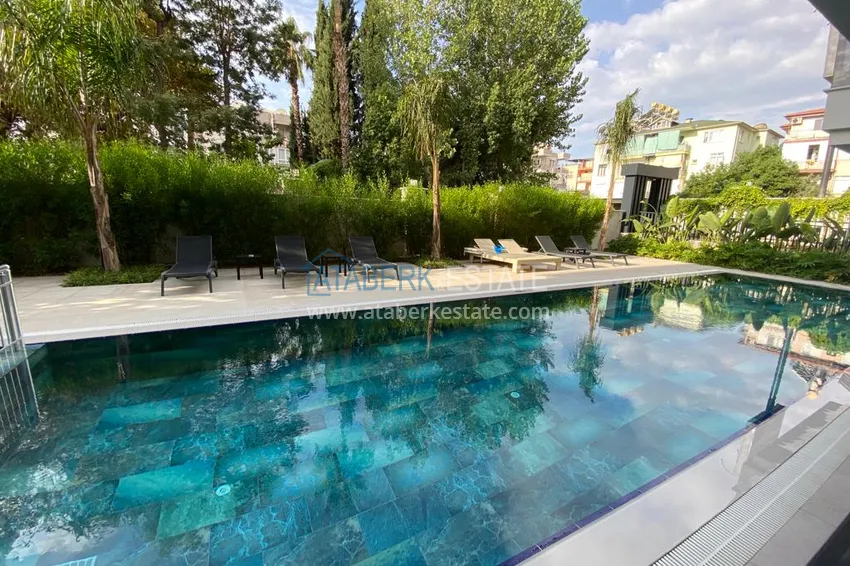 Квартира в центре Алании в новом жилом комплексе - район пляжа Клеопатра 2 