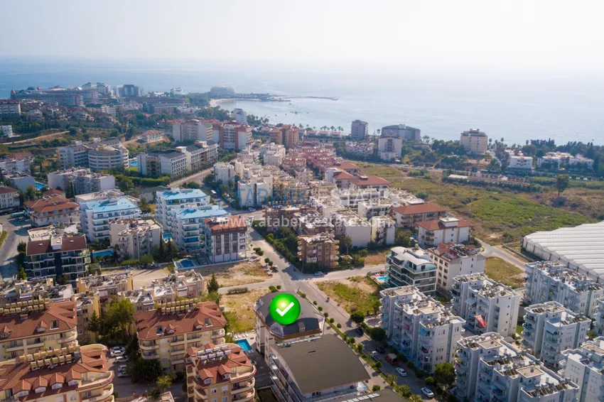 Меблированная двухкомнатная квартира в Авсалларе, вблизи пляжа Инджекум 2