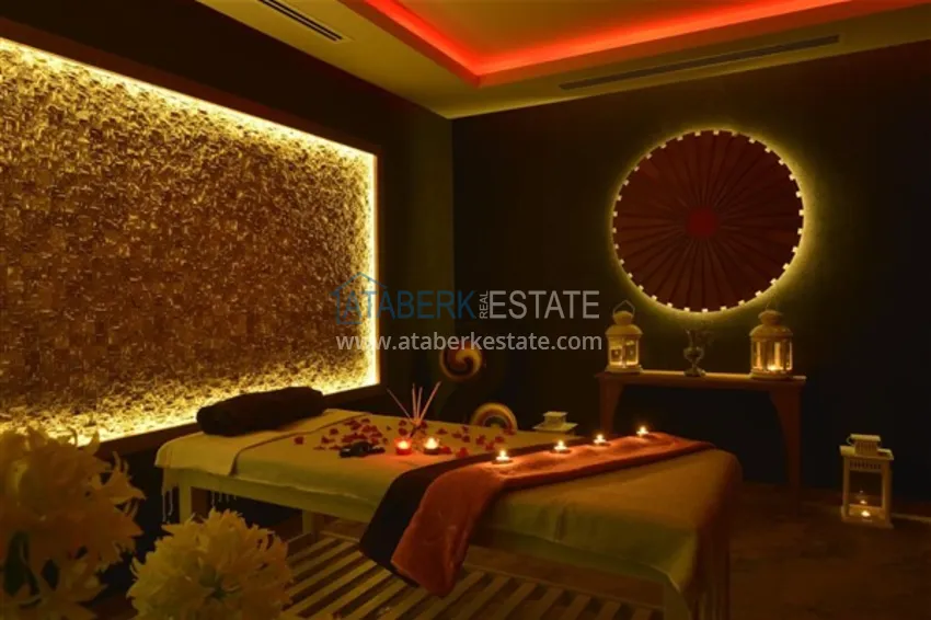 Квартира 1+1 «под ключ» 92 м2 с открытым видом на море в резиденции с концепцией отеля – Конаклы, Алания 38