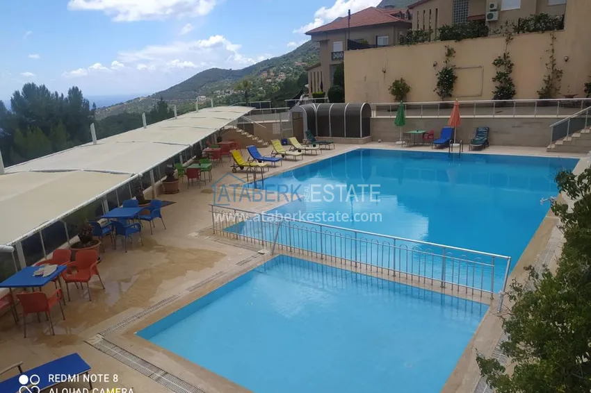 Вилла в Алании – мебель, красивый вид на море, две спальни. Недвижимость под ВНЖ 3 