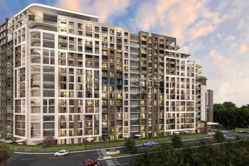 Новый проект комплекса сегмента премиум - единственный в своем роде главный «небоскреб» района Алтынташ, Анталия 3 