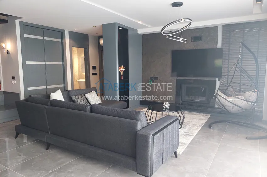 Приобрести Аренда двухуровневой виллы сегмента премиум с частным бассейном в районе Махмутлар 3