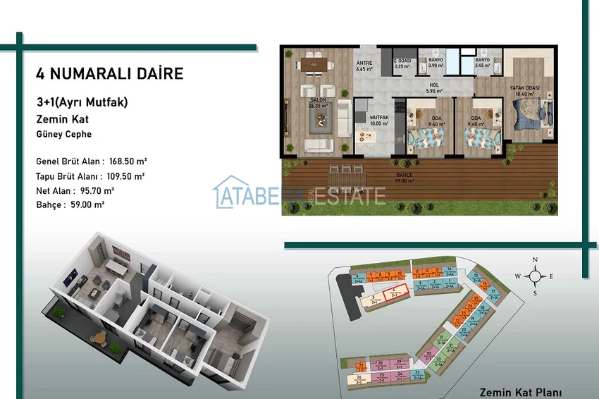 Купить дешево Новый проект комплекса сегмента премиум - единственный в своем роде главный «небоскреб» района Алтынташ, Анталия 6 