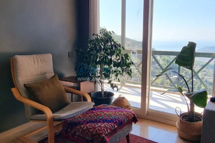 Приобрести Вилла в Алании – мебель, красивый вид на море, две спальни. Недвижимость под ВНЖ 7 