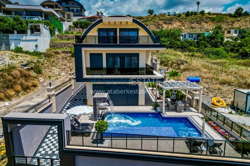 Недвижимость под гражданство! Отдельно стоящая вилла сегмента люкс с потрясающим видом в районе Каргыджак 5