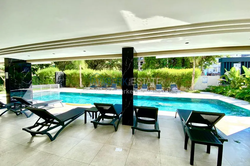 Квартира в центре Алании в новом жилом комплексе - район пляжа Клеопатра 7 