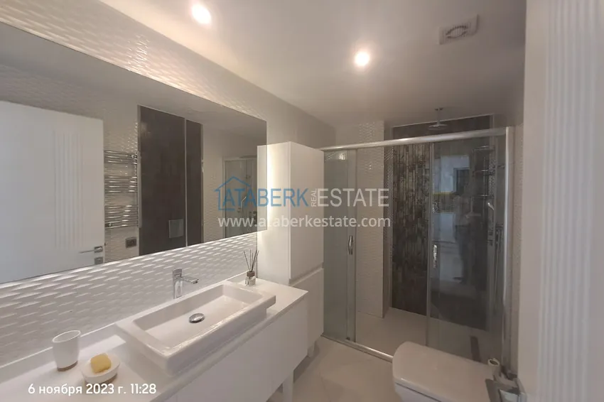 Приобрести Квартира 1+1 «под ключ» 92 м2 с открытым видом на море в резиденции с концепцией отеля – Конаклы, Алания 6